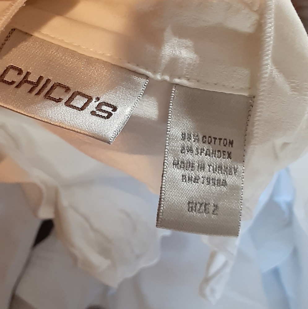 Chico's White Jacket🍭Perfect for Spring🍭Excellent Condition - Picture 3 of 6